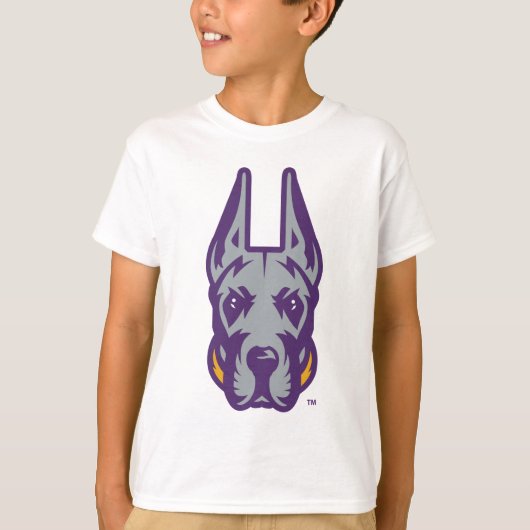 Universität Albany Great Dane Mascot Head T-Shirt (Vorderseite)