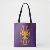 Universität Albany Great Dane Mascot Head Tasche (Vorderseite)
