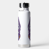 Universität Albany Great Dane Mascot Head Trinkflasche (rechts)