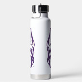 Universität Albany Great Dane Mascot Head Trinkflasche (rechts)