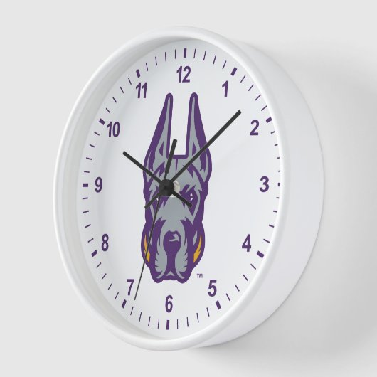 Universität Albany Great Dane Mascot Head Uhr (Winkel)
