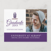 Universität Albany Great Danes Ankündigungspostkarte (Vorderseite)