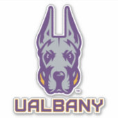 Universität Albany Great Danes Aufkleber (Vorderseite)
