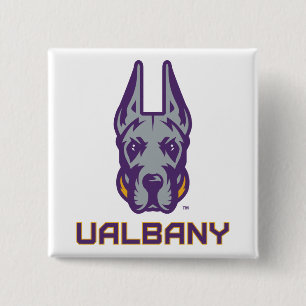 Universität Albany Great Danes Button