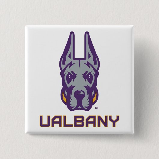 Universität Albany Great Danes Button (Vorderseite)