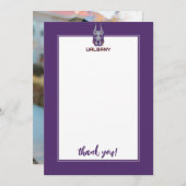 Universität Albany Great Danes Dankeskarte (Vorne/Hinten)