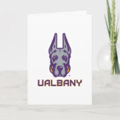 Universität Albany Great Danes Dankeskarte (Vorderseite)