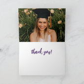 Universität Albany Great Danes Dankeskarte (Innenseite)