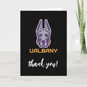 Universität Albany Great Danes Dankeskarte