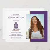 Universität Albany Great Danes Einladung (Vorne/Hinten)