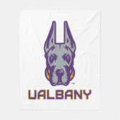 Universität Albany Great Danes Fleecedecke (Vorderseite)
