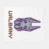 Universität Albany Great Danes Fleecedecke (Vorderseite (Horizontal))