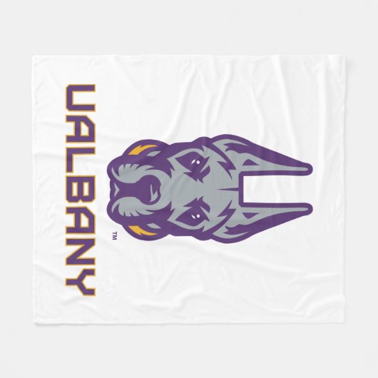 Universität Albany Great Danes Fleecedecke (Vorderseite (Horizontal))