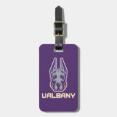 Universität Albany Great Danes Gepäckanhänger (Vorderseite vertikal)