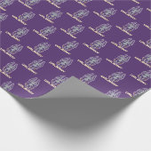 Universität Albany Great Danes Geschenkpapier (Ecke)