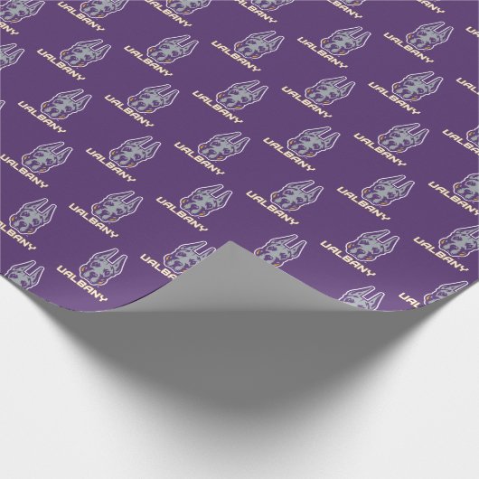 Universität Albany Great Danes Geschenkpapier (Ecke)