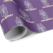 Universität Albany Great Danes Geschenkpapier (Rolleneckpunkt)