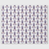 Universität Albany Great Danes Geschenkpapier (Flach)