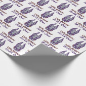 Universität Albany Great Danes Geschenkpapier (Ecke)