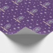 Universität Albany Great Danes Geschenkpapier (Ecke)