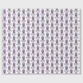 Universität Albany Great Danes Geschenkpapier (Flach)