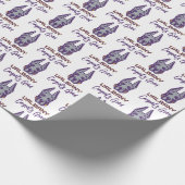 Universität Albany Great Danes Geschenkpapier (Ecke)