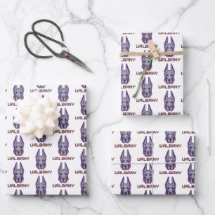 Universität Albany Great Danes Geschenkpapier Set