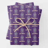 Universität Albany Great Danes Geschenkpapier Set (Beispiel)