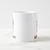 Universität Albany Great Danes Jumbo-Tasse (Vorderseite)