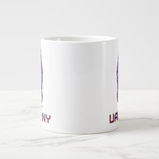 Universität Albany Great Danes Jumbo-Tasse (Vorderseite)