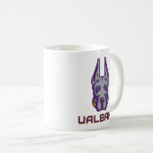 Universität Albany Great Danes Kaffeetasse (VorderseiteRechts)