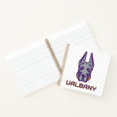 Universität Albany Great Danes Notizblock (Innenseite)