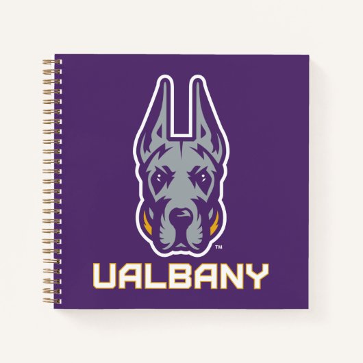 Universität Albany Great Danes Notizblock (Vorderseite)