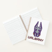 Universität Albany Great Danes Notizblock (Innenseite)