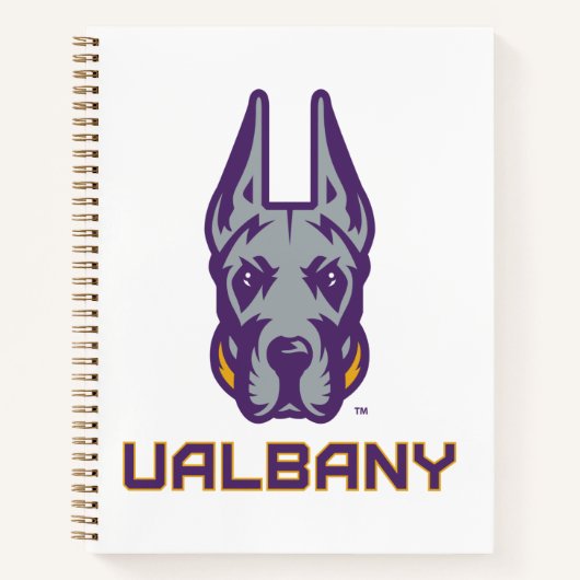 Universität Albany Great Danes Notizblock (Vorderseite)