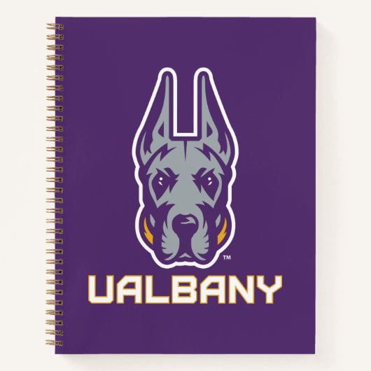 Universität Albany Great Danes Notizblock (Vorderseite)