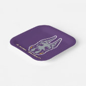 Universität Albany Great Danes Pappteller (Gewinkelt)