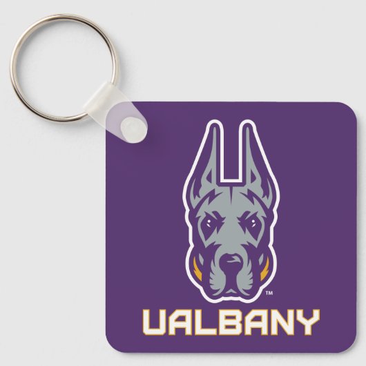 Universität Albany Great Danes Schlüsselanhänger (Vorderseite)