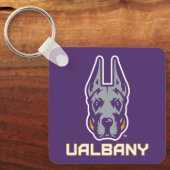 Universität Albany Great Danes Schlüsselanhänger (Vorderseite)