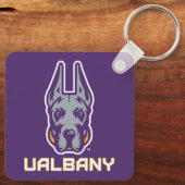 Universität Albany Great Danes Schlüsselanhänger (Rückseite)