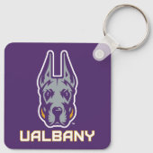 Universität Albany Great Danes Schlüsselanhänger (Rückseite)