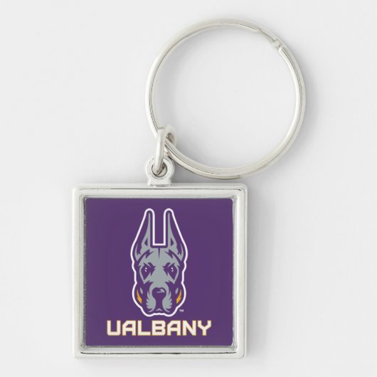 Universität Albany Great Danes Schlüsselanhänger (Vorne)