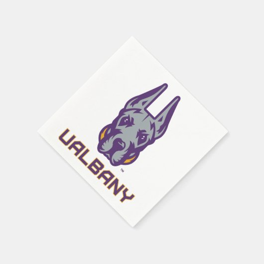 Universität Albany Great Danes Serviette (Ecke)