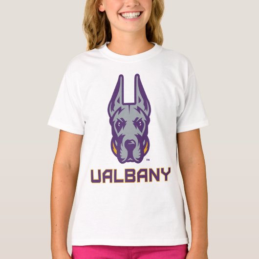 Universität Albany Great Danes T-Shirt (Vorderseite)