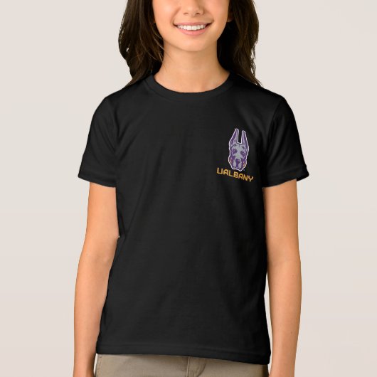 Universität Albany Great Danes Tri-Blend Shirt (Vorderseite)