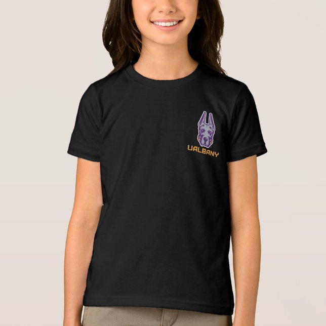 Universität Albany Great Danes Tri-Blend Shirt (Vorderseite)