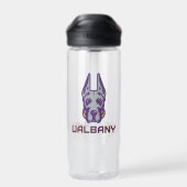 Universität Albany Great Danes Trinkflasche (Rückseite)