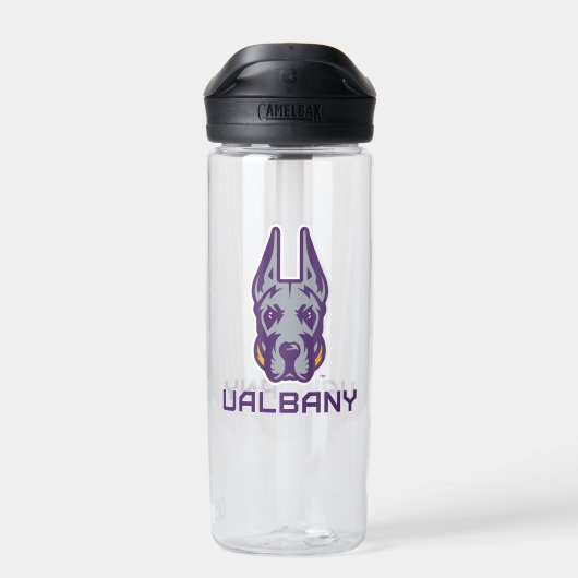 Universität Albany Great Danes Trinkflasche (Rückseite)