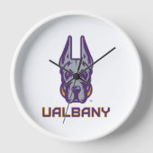 Universität Albany Great Danes Uhr (Vorderseite)