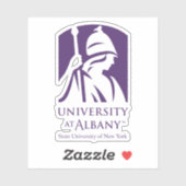 Universität Albany - Iconic-Logo Aufkleber (Blatt)